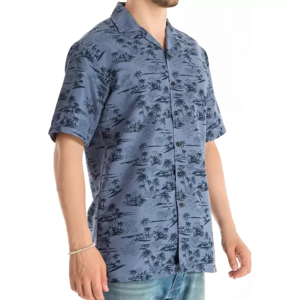 Year In Year Out Mens Hawaiian Shirt Regular Fit Hawaiian Shirts for Men with Quick to Dry Effect