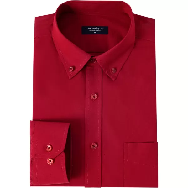 Year In Year Out Water and Stain Shield Dress Shirts for Men Button Down Long Sleeve Shirts for Men