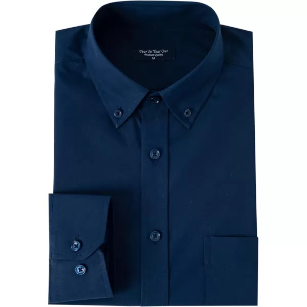 Year In Year Out Water and Stain Shield Dress Shirts for Men Button Down Long Sleeve Shirts for Men