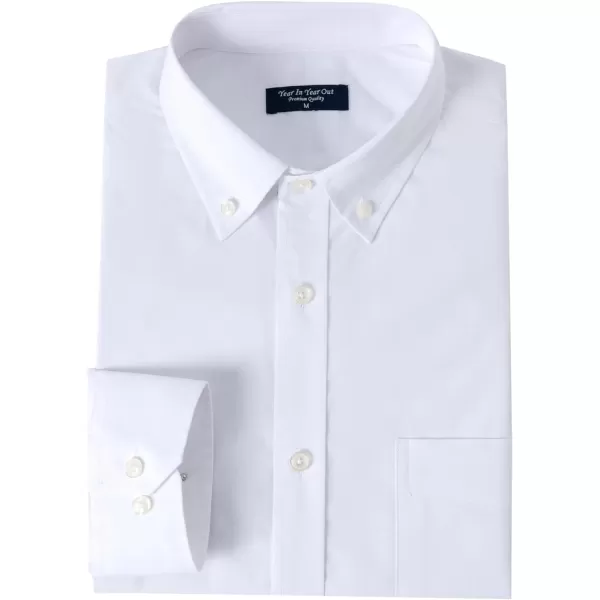 Year In Year Out Water and Stain Shield Dress Shirts for Men Button Down Long Sleeve Shirts for Men