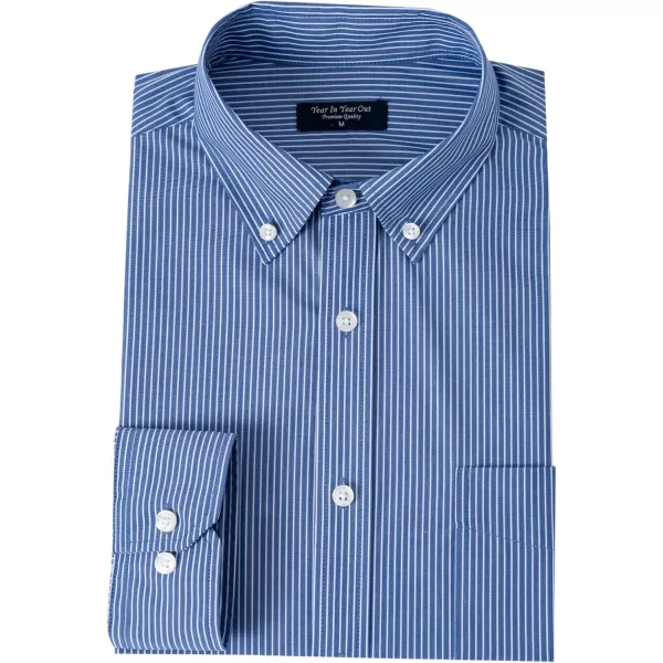 Year In Year Out Water and Stain Shield Dress Shirts for Men Button Down Long Sleeve Shirts for Men