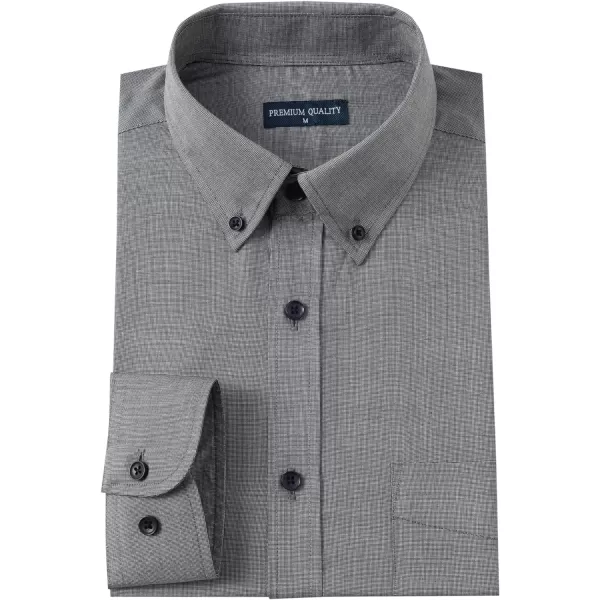 Year In Year Out Water and Stain Shield Dress Shirts for Men Button Down Long Sleeve Shirts for Men