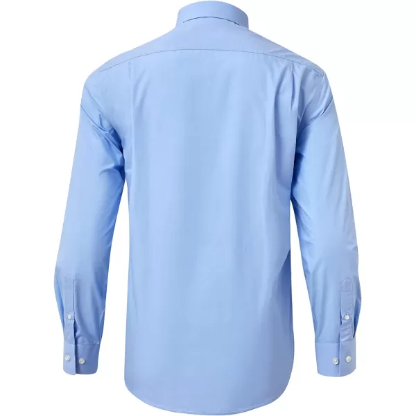 Year In Year Out Wrinkle Free Dress Shirt for Men Regular Fit Long Sleeve Wrinkle Resistant Shirt