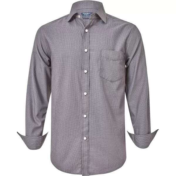 Year In Year Out Wrinkle Free Dress Shirt for Men Regular Fit Long Sleeve Wrinkle Resistant Shirt