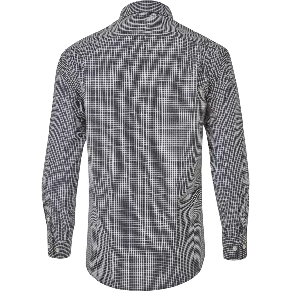 Year In Year Out Wrinkle Free Dress Shirt for Men Regular Fit Long Sleeve Wrinkle Resistant Shirt