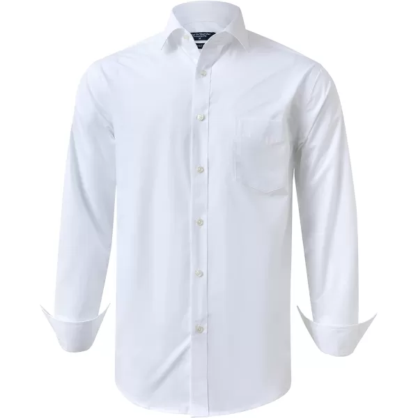 Year In Year Out Wrinkle Free Dress Shirt for Men Regular Fit Long Sleeve Wrinkle Resistant Shirt