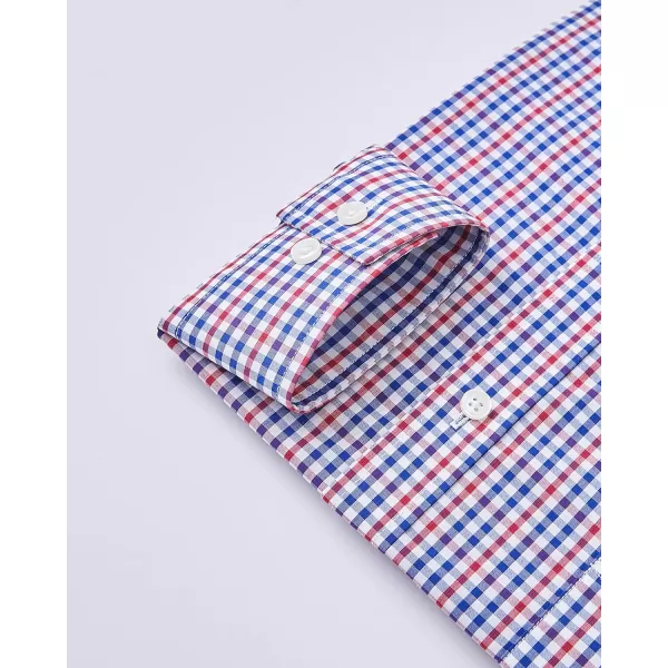 Year In Year Out Wrinkle Free Dress Shirt for Men Regular Fit Long Sleeve Wrinkle Resistant Shirt