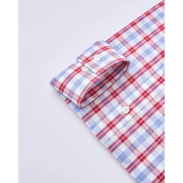 Year In Year Out Wrinkle Free Dress Shirt for Men Regular Fit Long Sleeve Wrinkle Resistant Shirt
