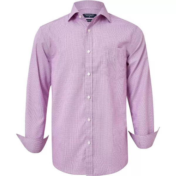 Year In Year Out Wrinkle Free Dress Shirt for Men Regular Fit Long Sleeve Wrinkle Resistant Shirt