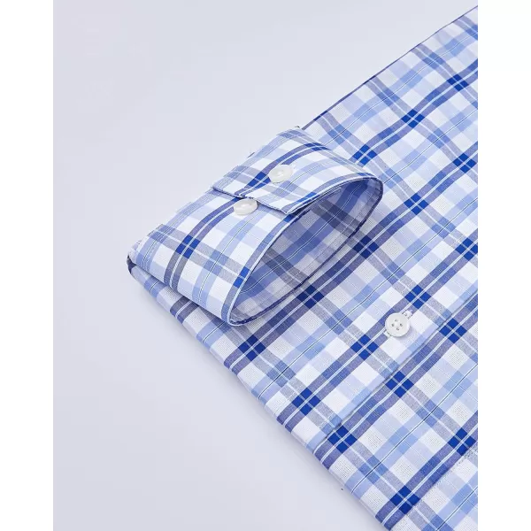 Year In Year Out Wrinkle Free Dress Shirt for Men Regular Fit Long Sleeve Wrinkle Resistant Shirt