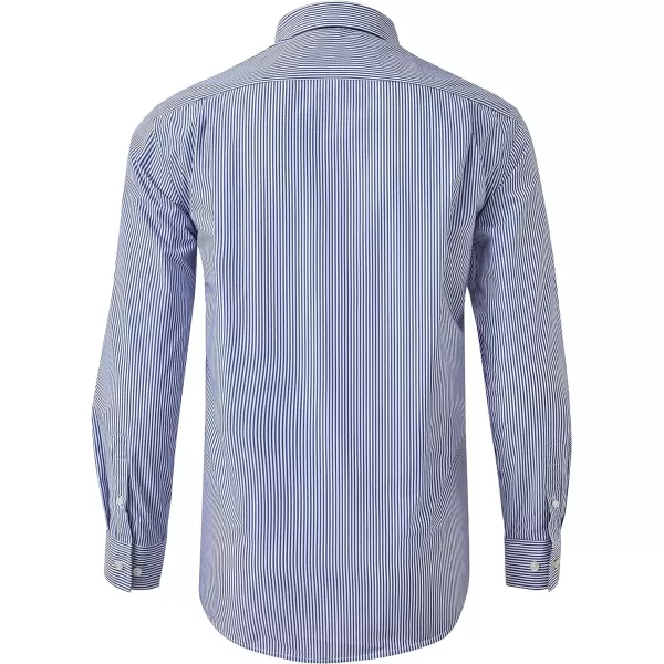 Year In Year Out Wrinkle Free Dress Shirt for Men Regular Fit Long Sleeve Wrinkle Resistant Shirt