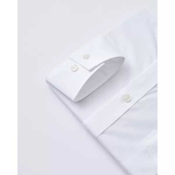 Year In Year Out Wrinkle Free Dress Shirt for Men Regular Fit Long Sleeve Wrinkle Resistant Shirt