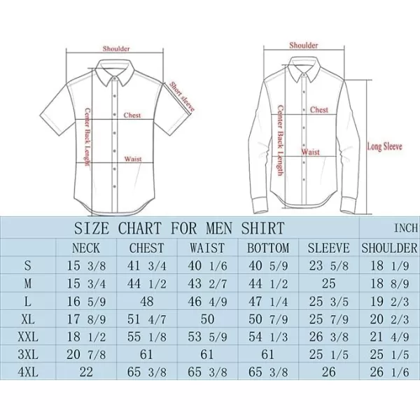 Year In Year Out Wrinkle Free Dress Shirt for Men Regular Fit Long Sleeve Wrinkle Resistant Shirt