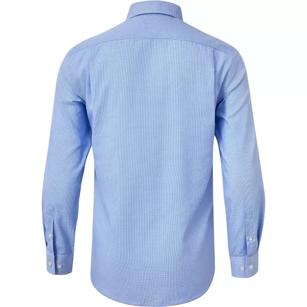 Year In Year Out Wrinkle Free Dress Shirt for Men Regular Fit Long Sleeve Wrinkle Resistant Shirt