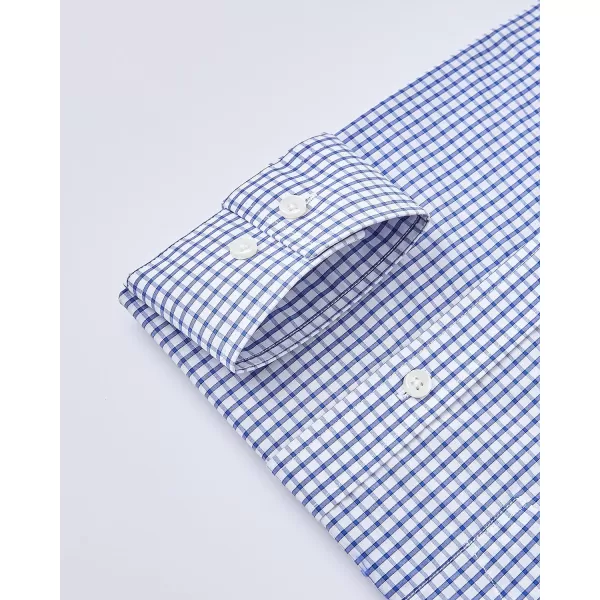 Year In Year Out Wrinkle Free Dress Shirt for Men Regular Fit Long Sleeve Wrinkle Resistant Shirt