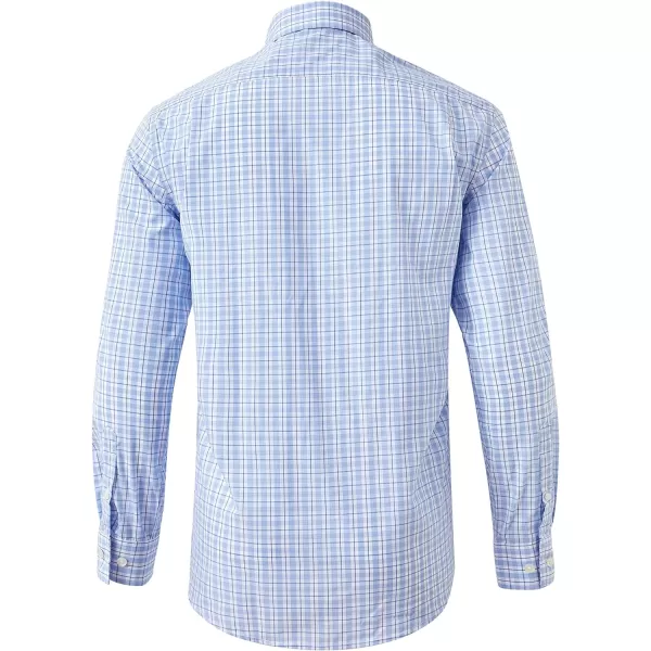 Year In Year Out Wrinkle Free Dress Shirt for Men Regular Fit Long Sleeve Wrinkle Resistant Shirt