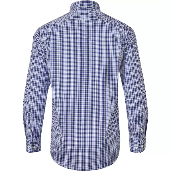 Year In Year Out Wrinkle Free Dress Shirt for Men Regular Fit Long Sleeve Wrinkle Resistant Shirt