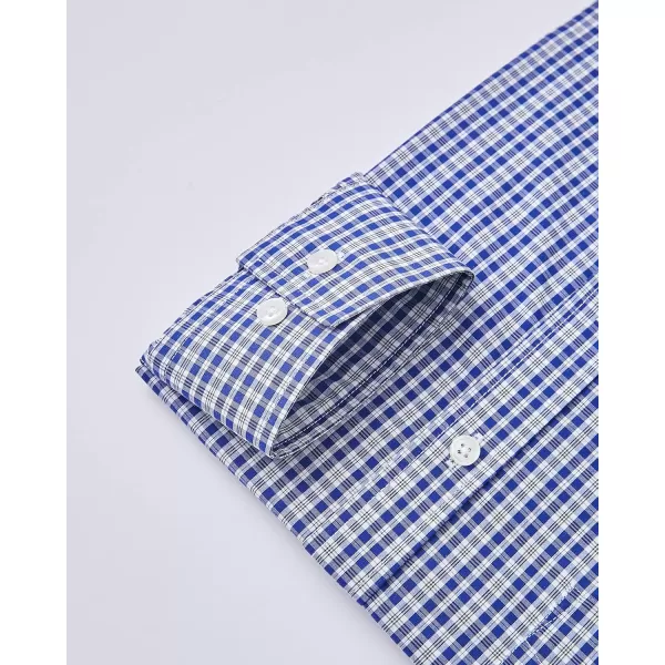 Year In Year Out Wrinkle Free Dress Shirt for Men Regular Fit Long Sleeve Wrinkle Resistant Shirt