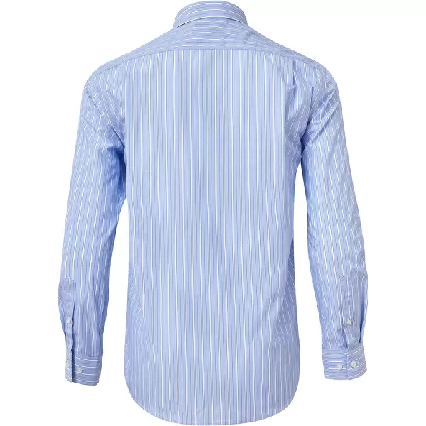Year In Year Out Wrinkle Free Dress Shirt for Men Regular Fit Long Sleeve Wrinkle Resistant Shirt