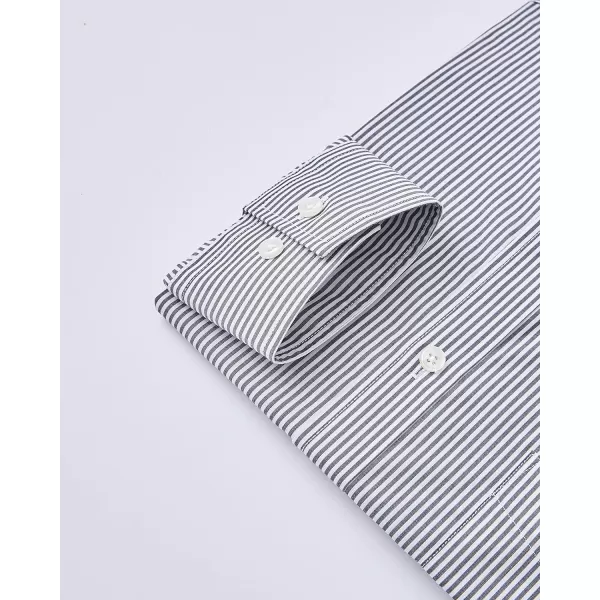 Year In Year Out Wrinkle Free Dress Shirt for Men Regular Fit Long Sleeve Wrinkle Resistant Shirt