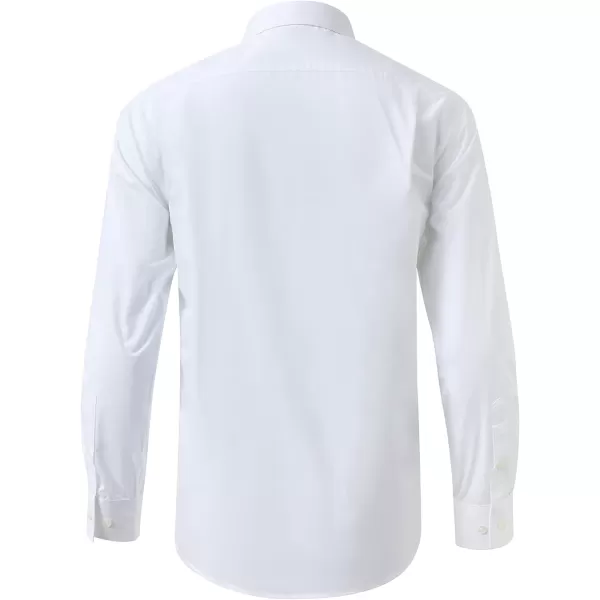 Year In Year Out Wrinkle Free Dress Shirt for Men Regular Fit Long Sleeve Wrinkle Resistant Shirt