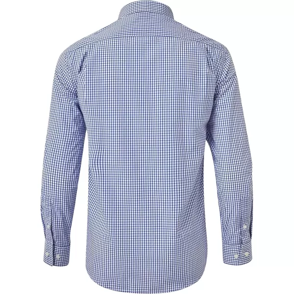 Year In Year Out Wrinkle Free Dress Shirt for Men Regular Fit Long Sleeve Wrinkle Resistant Shirt