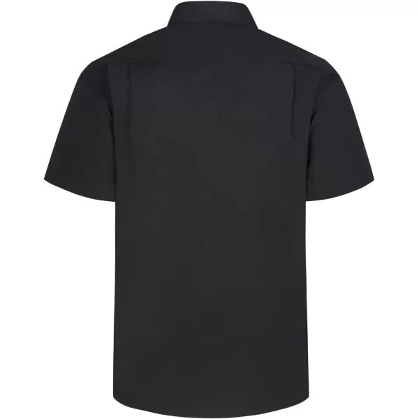 Year In Year Out Wrinkle Free Dress Shirts for Men Regular Fit Short Sleeve Button Down Shirts Business Casual Shirts