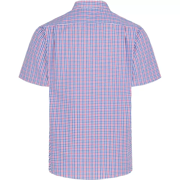 Year In Year Out Wrinkle Free Dress Shirts for Men Regular Fit Short Sleeve Button Down Shirts Business Casual Shirts
