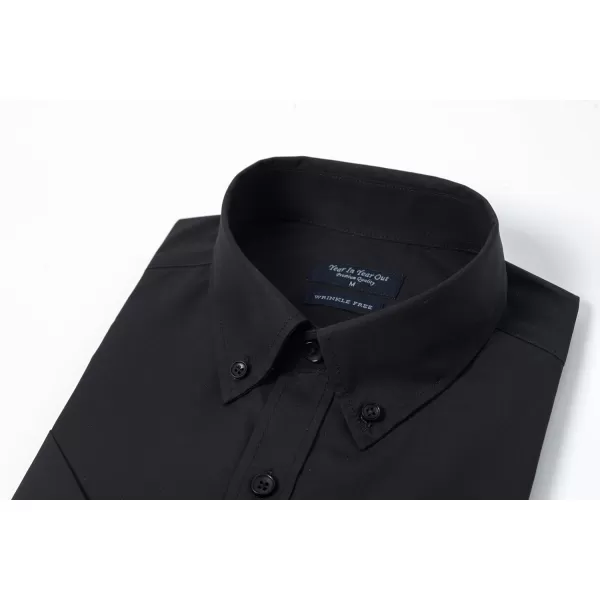 Year In Year Out Wrinkle Free Dress Shirts for Men Regular Fit Short Sleeve Button Down Shirts Business Casual Shirts