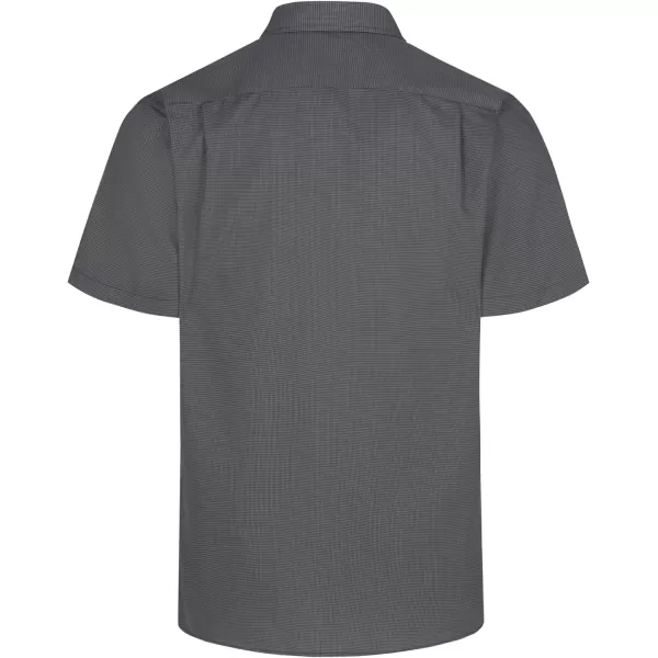 Year In Year Out Wrinkle Free Dress Shirts for Men Regular Fit Short Sleeve Button Down Shirts Business Casual Shirts