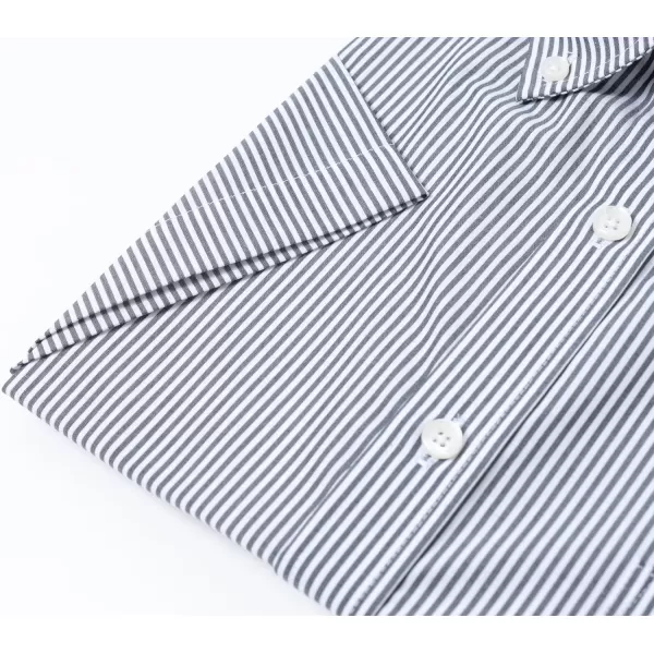 Year In Year Out Wrinkle Free Dress Shirts for Men Regular Fit Short Sleeve Button Down Shirts Business Casual Shirts