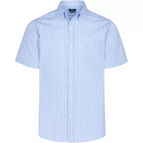 Year In Year Out Wrinkle Free Dress Shirts for Men Regular Fit Short Sleeve Button Down Shirts Business Casual Shirts