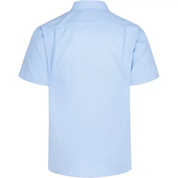 Year In Year Out Wrinkle Free Dress Shirts for Men Regular Fit Short Sleeve Button Down Shirts Business Casual Shirts