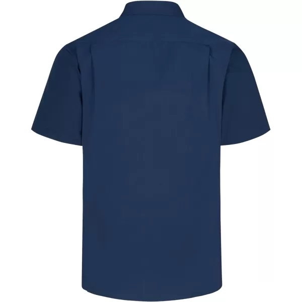 Year In Year Out Wrinkle Free Dress Shirts for Men Regular Fit Short Sleeve Button Down Shirts Business Casual Shirts