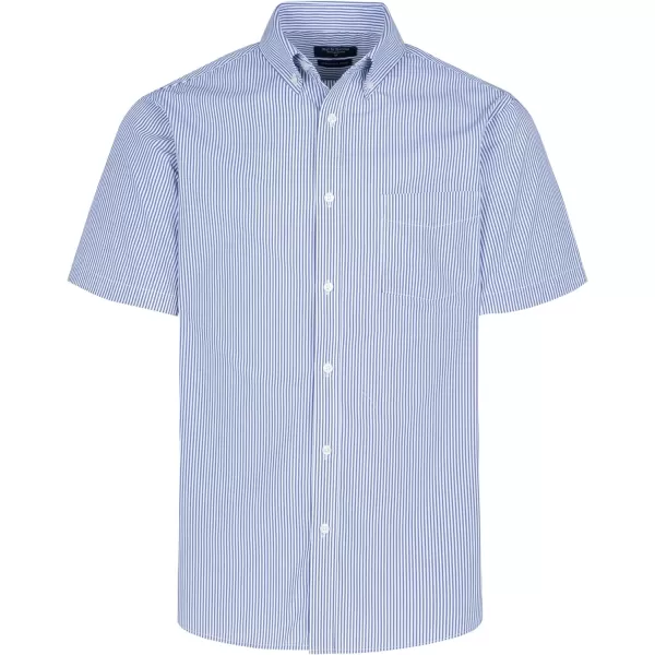 Year In Year Out Wrinkle Free Dress Shirts for Men Regular Fit Short Sleeve Button Down Shirts Business Casual Shirts