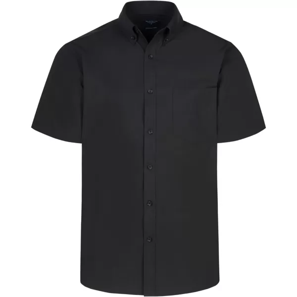 Year In Year Out Wrinkle Free Dress Shirts for Men Regular Fit Short Sleeve Button Down Shirts Business Casual Shirts
