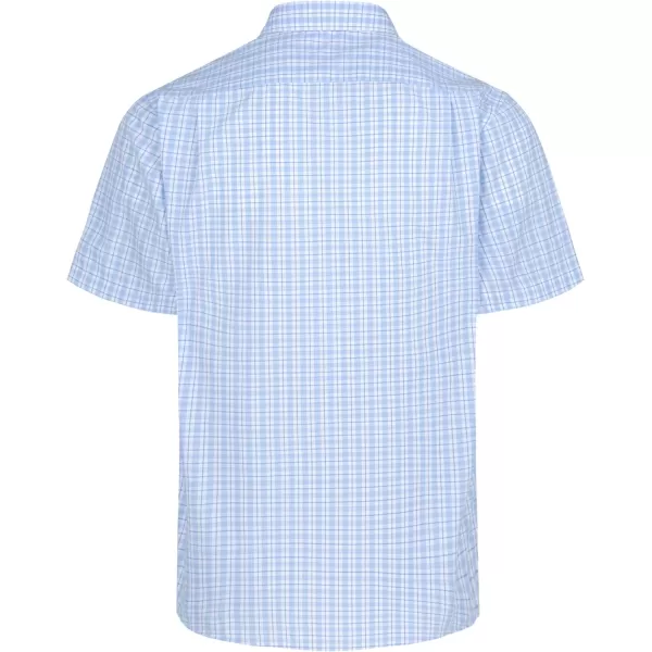 Year In Year Out Wrinkle Free Dress Shirts for Men Regular Fit Short Sleeve Button Down Shirts Business Casual Shirts