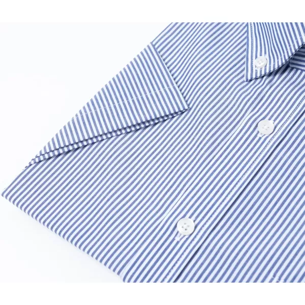 Year In Year Out Wrinkle Free Dress Shirts for Men Regular Fit Short Sleeve Button Down Shirts Business Casual Shirts