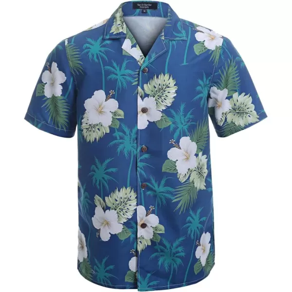 Year In Year Out Mens Hawaiian Shirt Regular Fit Hawaiian Shirts for Men with Quick to Dry Effect