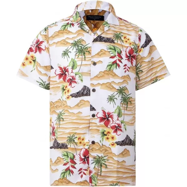 Year In Year Out Mens Hawaiian Shirt Regular Fit Hawaiian Shirts for Men with Quick to Dry Effect