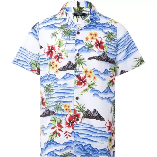 Year In Year Out Mens Hawaiian Shirt Regular Fit Hawaiian Shirts for Men with Quick to Dry Effect