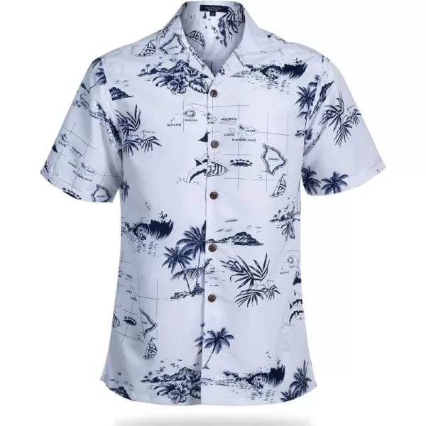 Year In Year Out Mens Hawaiian Shirt Regular Fit Hawaiian Shirts for Men with Quick to Dry Effect
