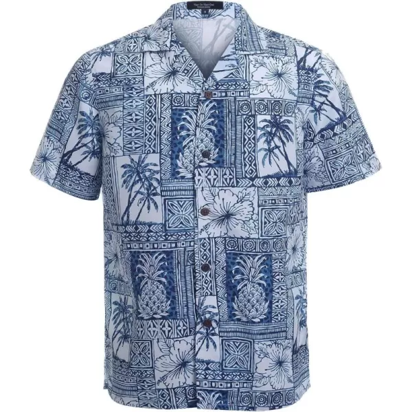 Year In Year Out Mens Hawaiian Shirt Regular Fit Hawaiian Shirts for Men with Quick to Dry Effect