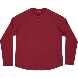 imageYear In Year Out Big and Tall Henley Shirts for Men Cotton Long Sleeve T Shirts for Men from 2XLT to 6XLTBurgundy 461