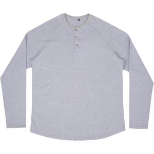 imageYear In Year Out Big and Tall Henley Shirts for Men Cotton Long Sleeve T Shirts for Men from 2XLT to 6XLTGray 458