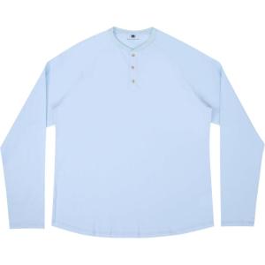 imageYear In Year Out Big and Tall Henley Shirts for Men Cotton Long Sleeve T Shirts for Men from 2XLT to 6XLTLight Blue 463