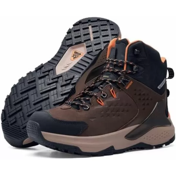 Arrow, Men's 6" Nano Composite Toe  Slip Resistant Work Boots, Water Resistant, Black)