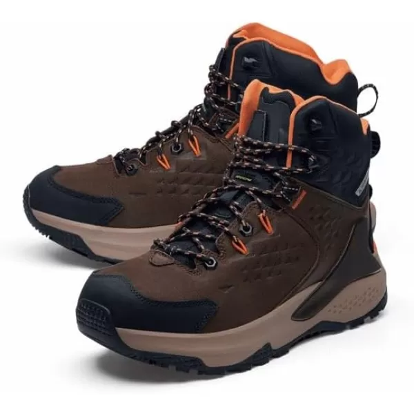 Arrow, Men's 6" Nano Composite Toe  Slip Resistant Work Boots, Water Resistant, Black)
