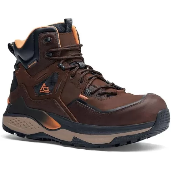Arrow, Men's 6" Nano Composite Toe  Slip Resistant Work Boots, Water Resistant, Black)
