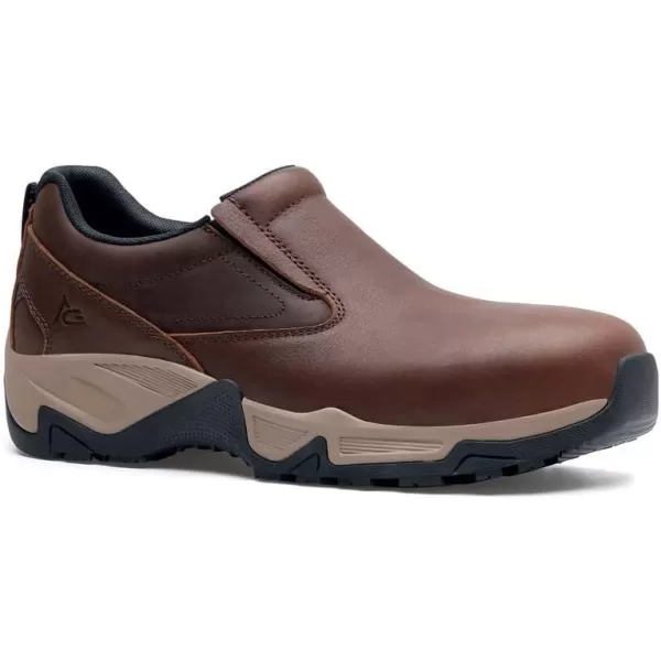 Badlands, Men's Slip-On Nano Composite Toe  Work Shoes, Slip Resistant, Water Resistant Shoes